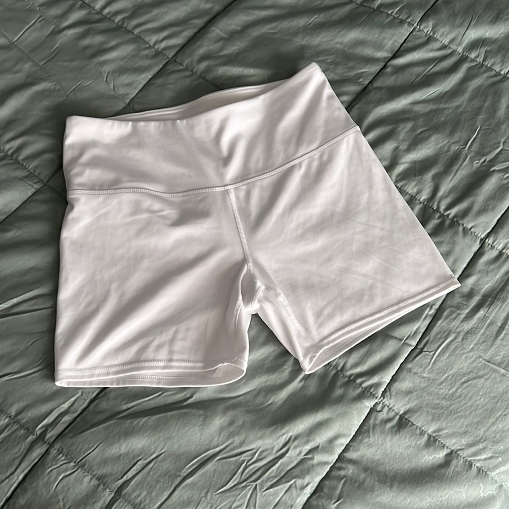 NEVER WORN BEFORE White athletic shorts